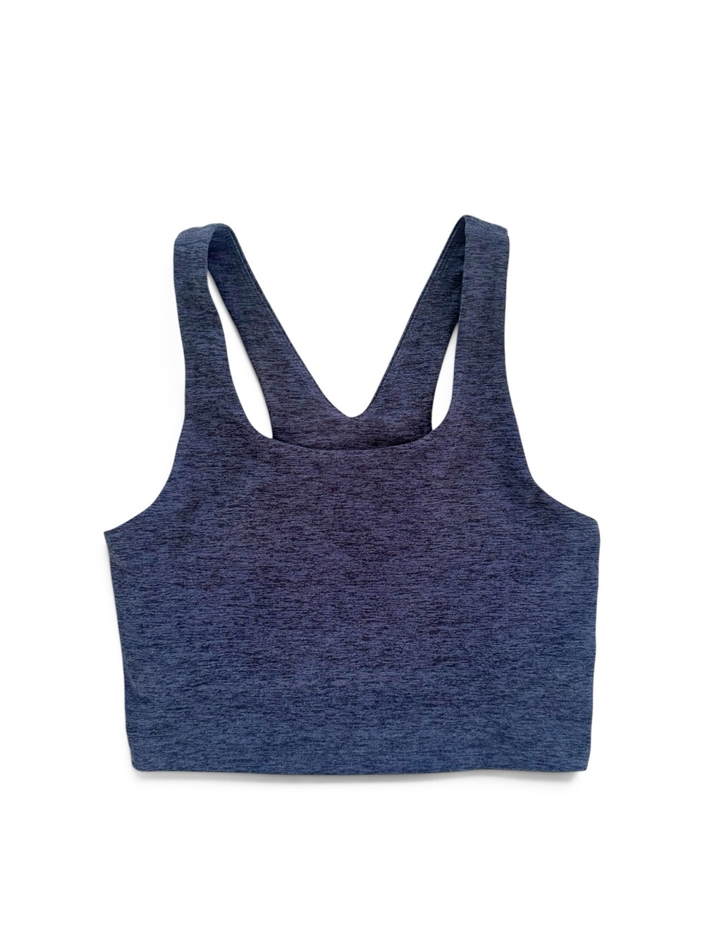 Zella Live In Longline Sports Bra Heathered Navy Size S NWT